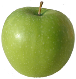 A picture of a Granny Smith apple