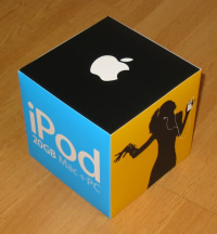 A picture of the iPod outer packaging