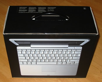 A picture of the Apple PowerBook G4 12-inch box