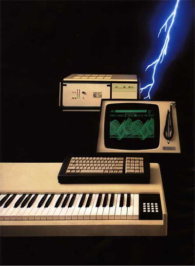A picture of the pre-production Fairlight CMI Series 30A mockup