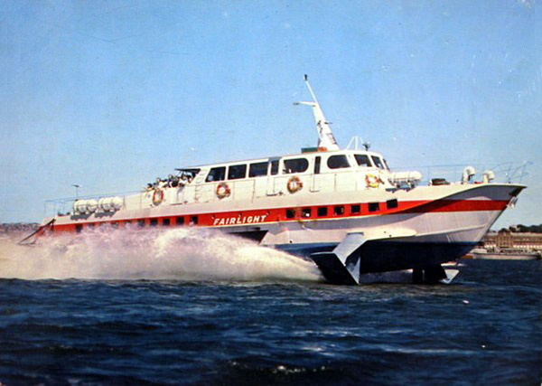 A picture of the original Fairlight hydrofoil